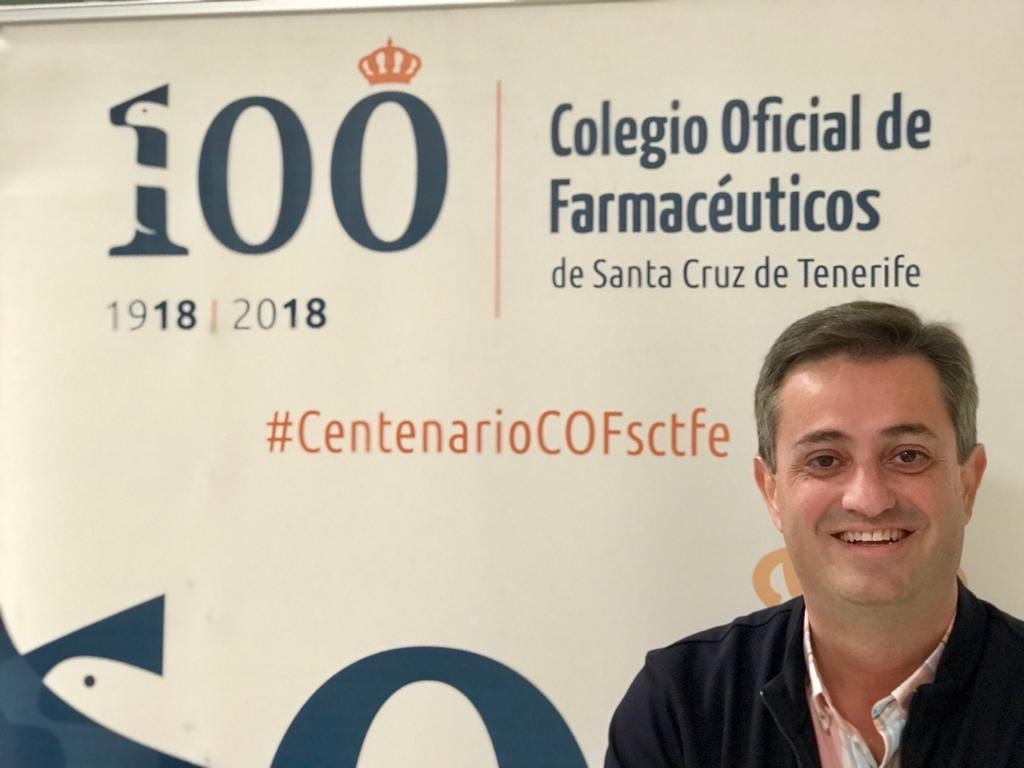 Carlos Díaz, tesorero y responsable del SEVeM del COF Tenerife
