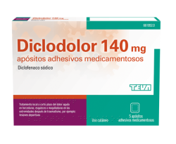 Diclodolor (diclofenaco) 140 mg - 5 apósitos