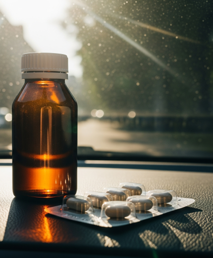 5 errores a evitar con tus medicamentos en verano Medicamentos al sol dentro de un coche