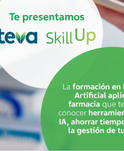 Teva Skill Up: La formación que lleva la Inteligencia Artificial directamente a tu farmacia Teva Skill up Curso de Inteligencia Artificial para la farmacia