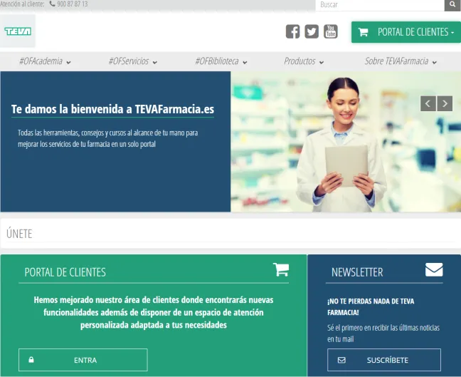 TEVA presenta nueva web de innovación y crecimiento de la oficina de farmacia