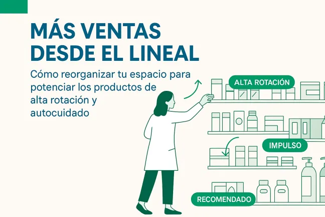 cómo reorganizar el espacio en tu farmacia para potenciar los productos de alta rotación Farmacéutica organizando los lineales de la farmacia