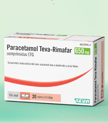 Paracetamol Teva-Rimafar 650 mg