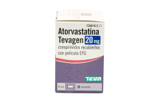 Atorvastatina Tevagen 20 mg EFG - 28 comprimidos recubiertos con película (bote)