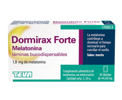 Dormirax Forte - 30 láminas bucodisp.
