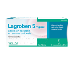 Lagroben - 5 mg/ml col. en sol. en envases unidosis