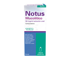 Notus mucolítico - 50mg/ml sol. oral